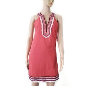 Mudpie | Fringe and Embroidered V-Neck Dress